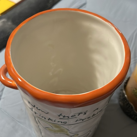 Glass wine decor & classic Chardonnay candle with holder - Picture 5 of 13